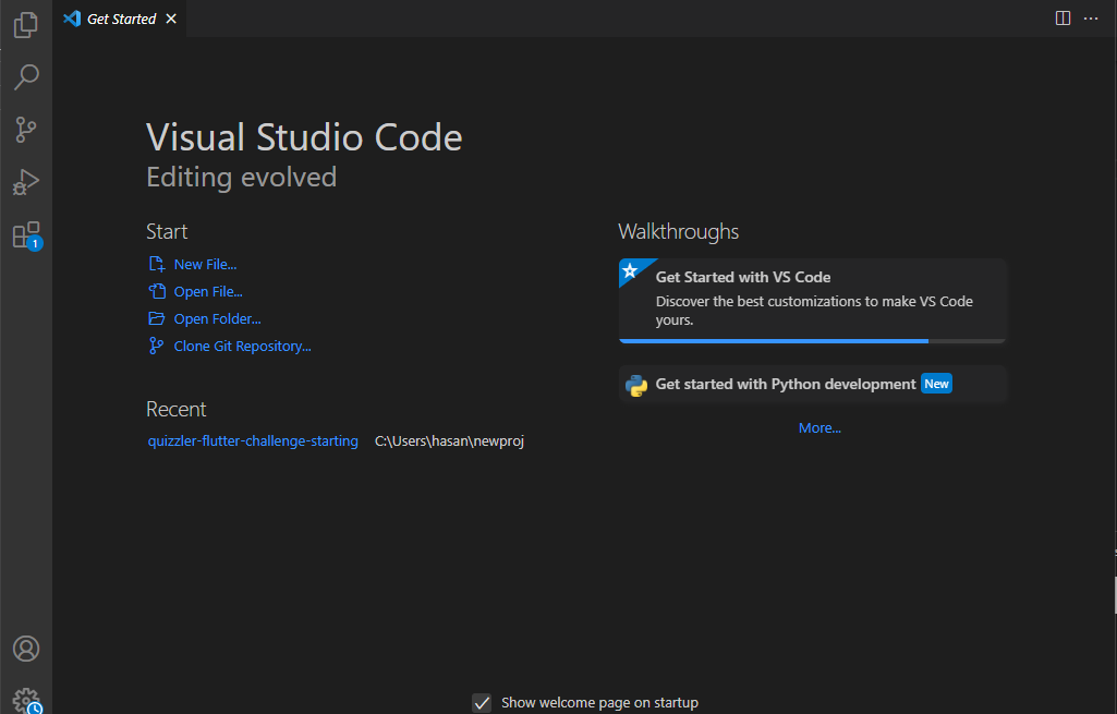 Visual Studio Code - Home
