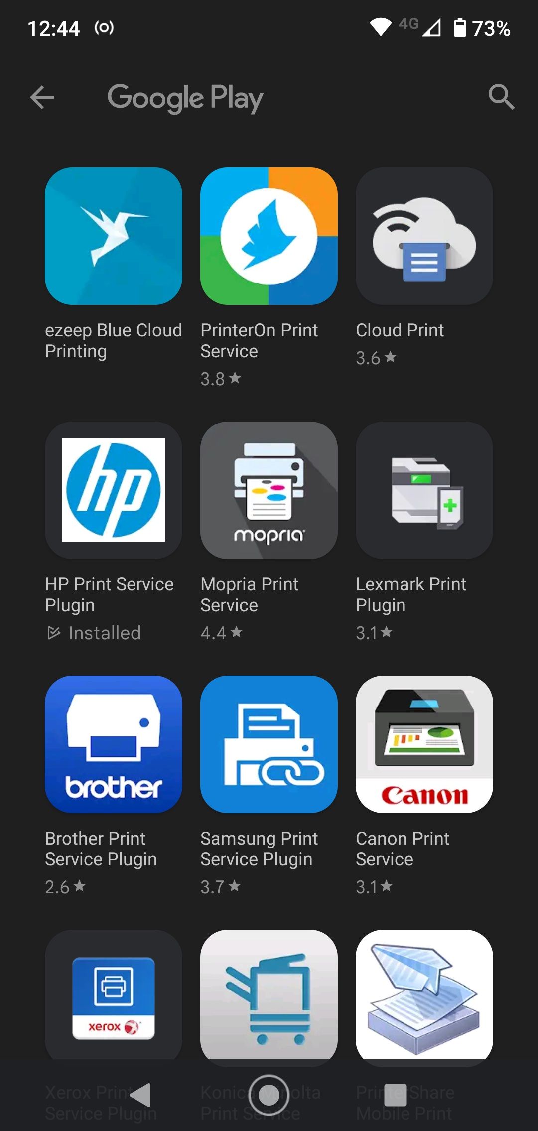 android printing apps