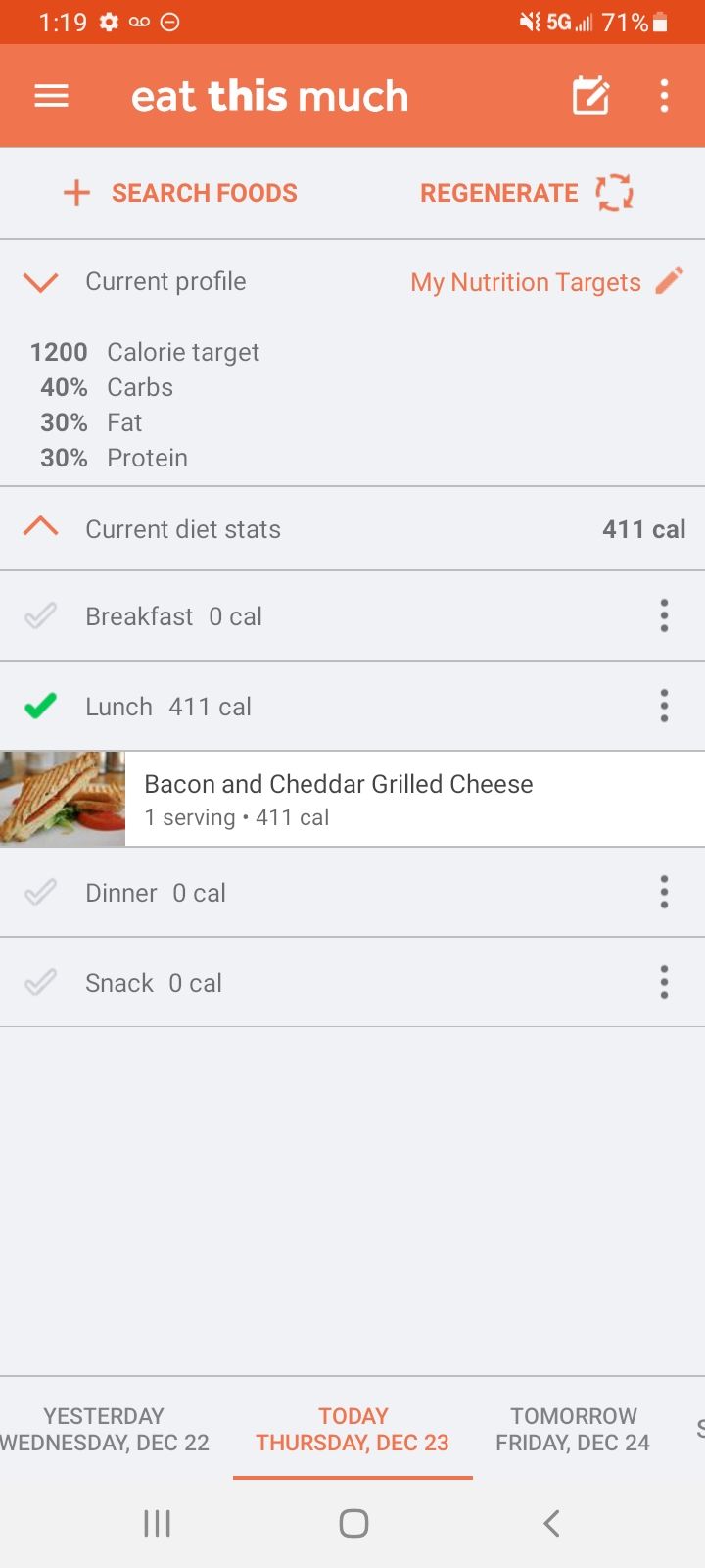 The recipe has now been documented in our Eat This Much calorie tracker.