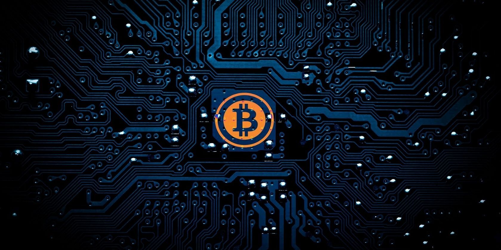 bitcoin logo centered on intricate background
