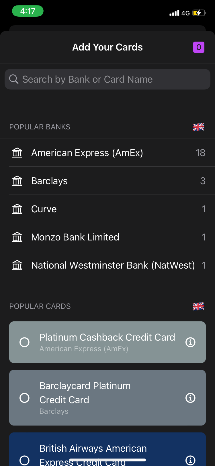 cardpointers add card