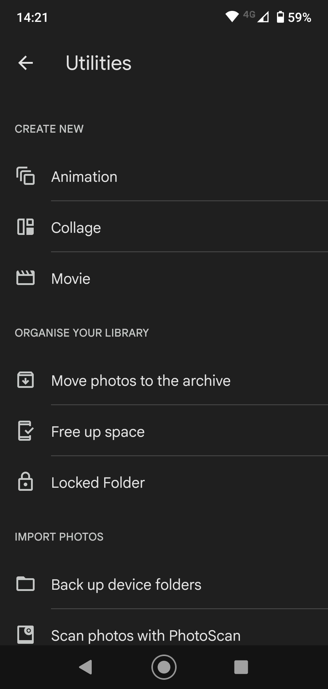 choose locked folder