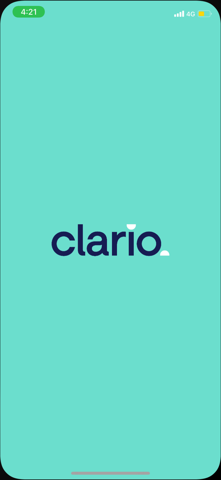 clario startup page