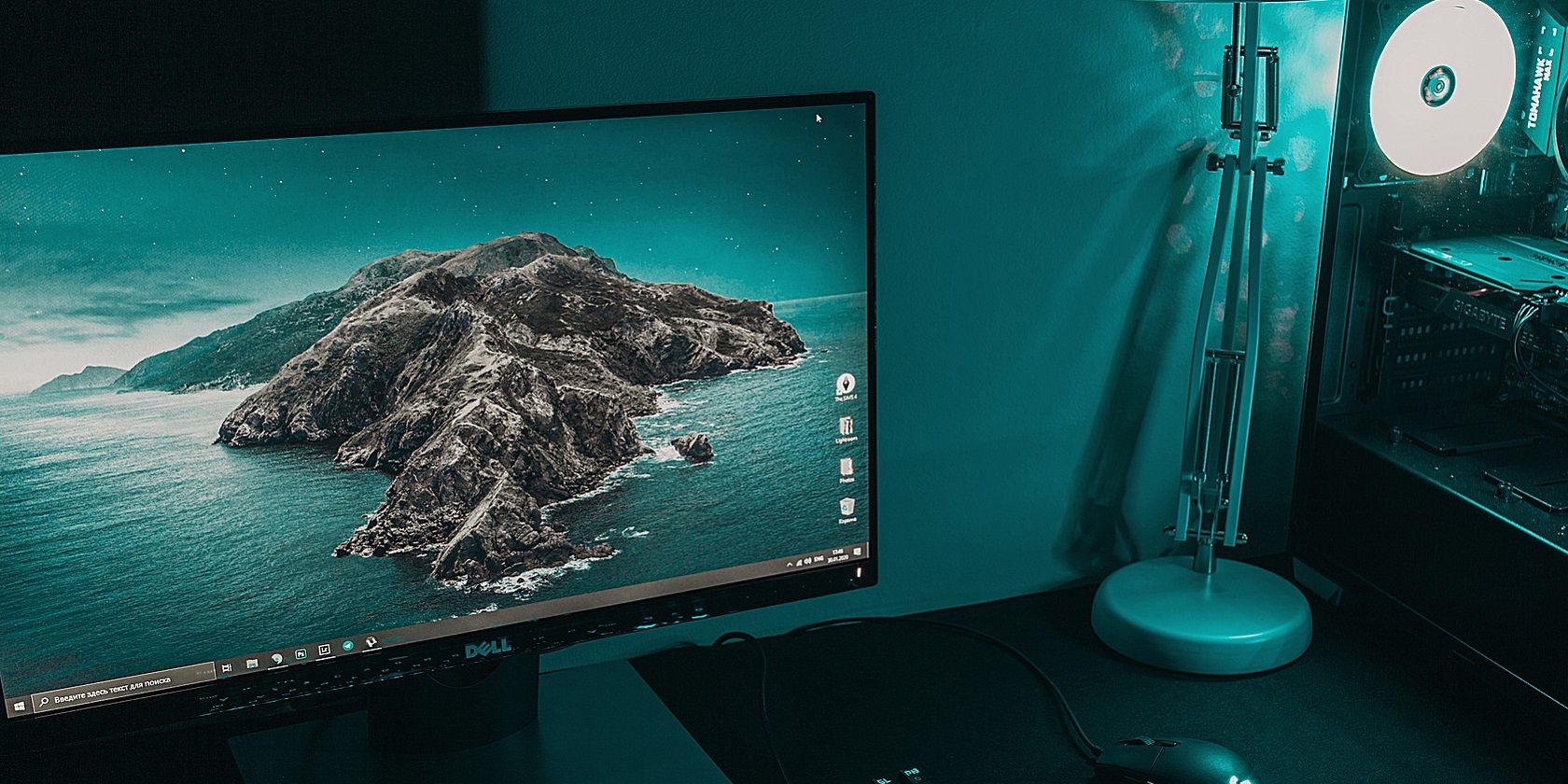 A desktop monitor