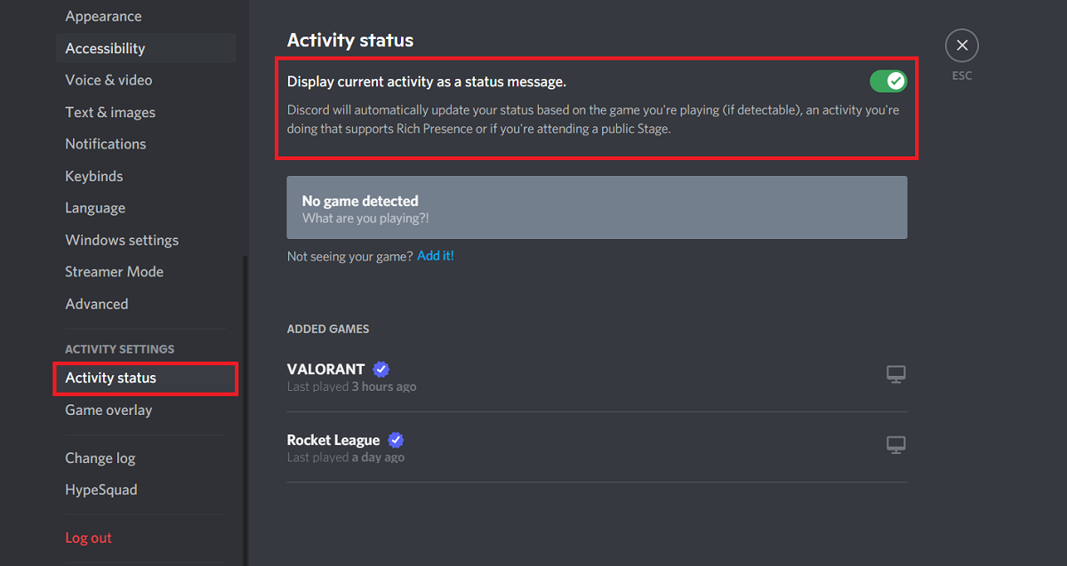 How to Set a Custom Playing Status on Discord