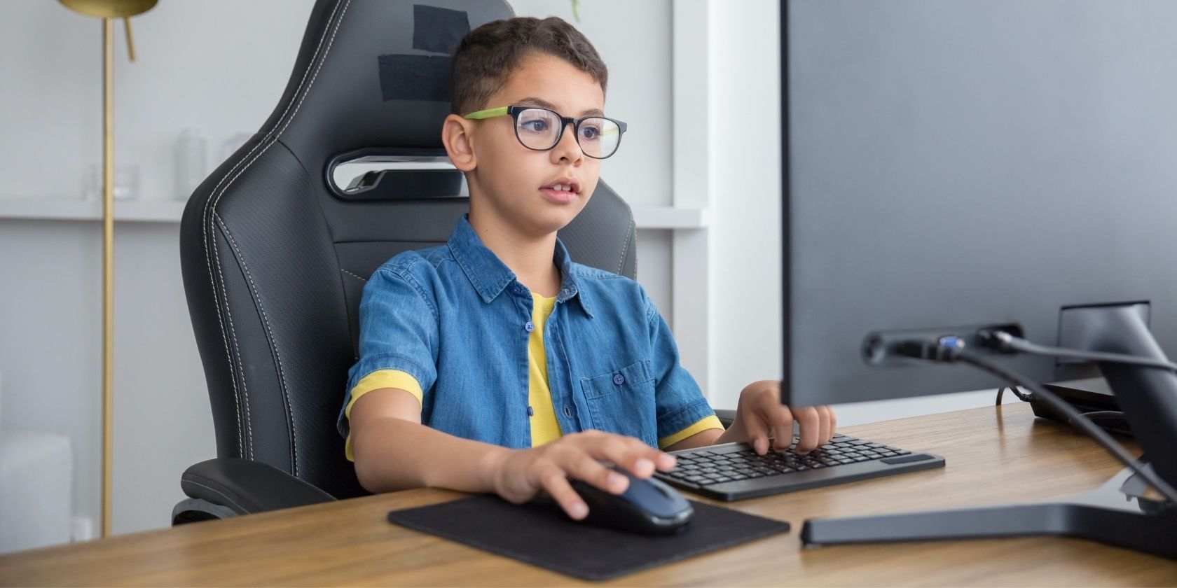 Child on computer