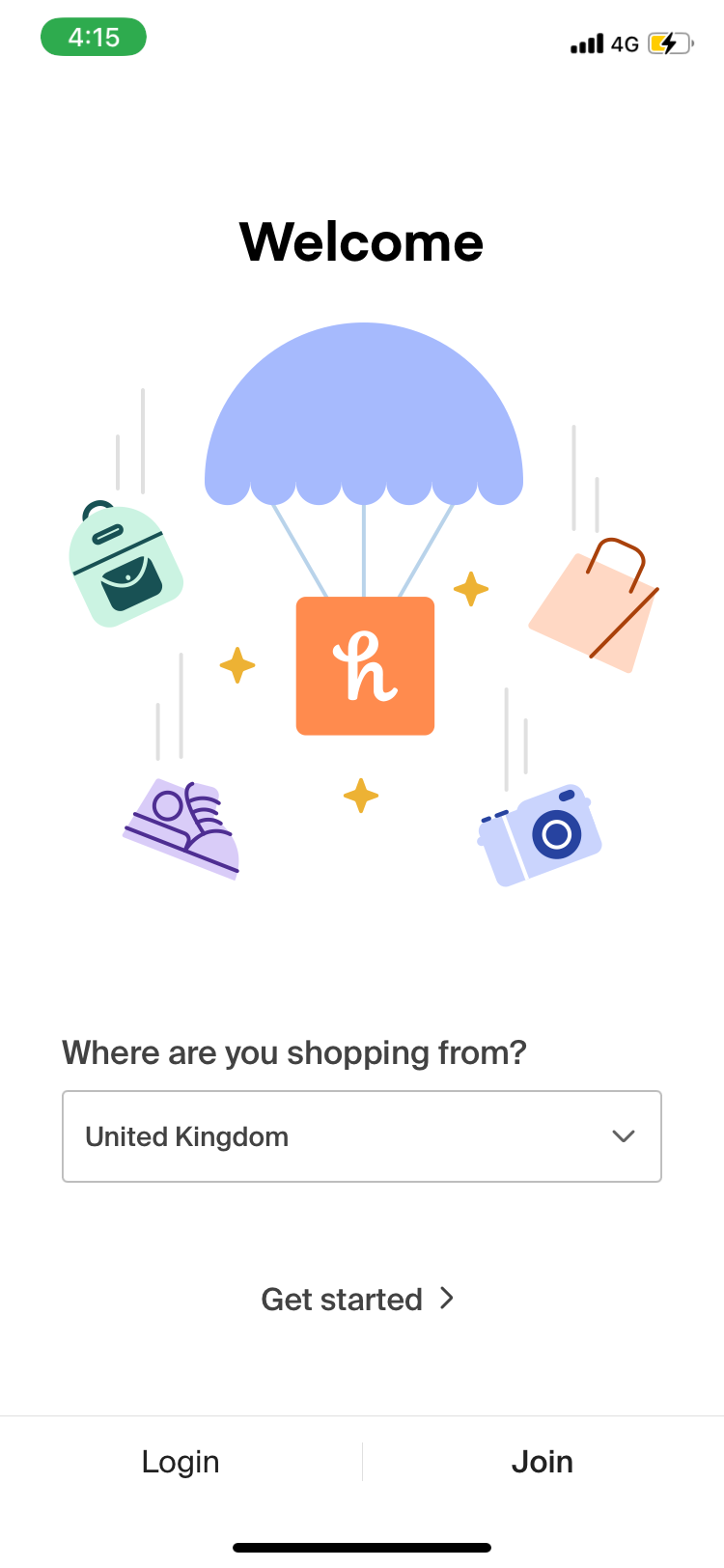 honey welcome page