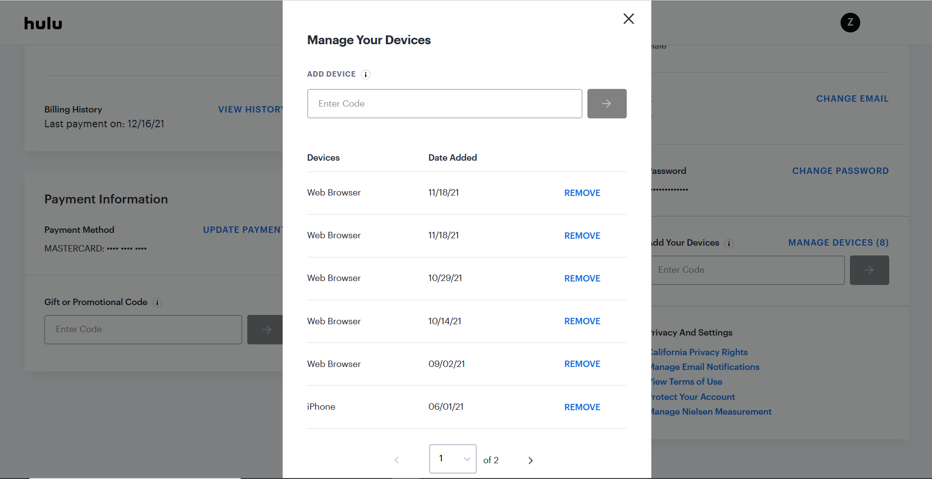 hulu-manage-devices-screenshot