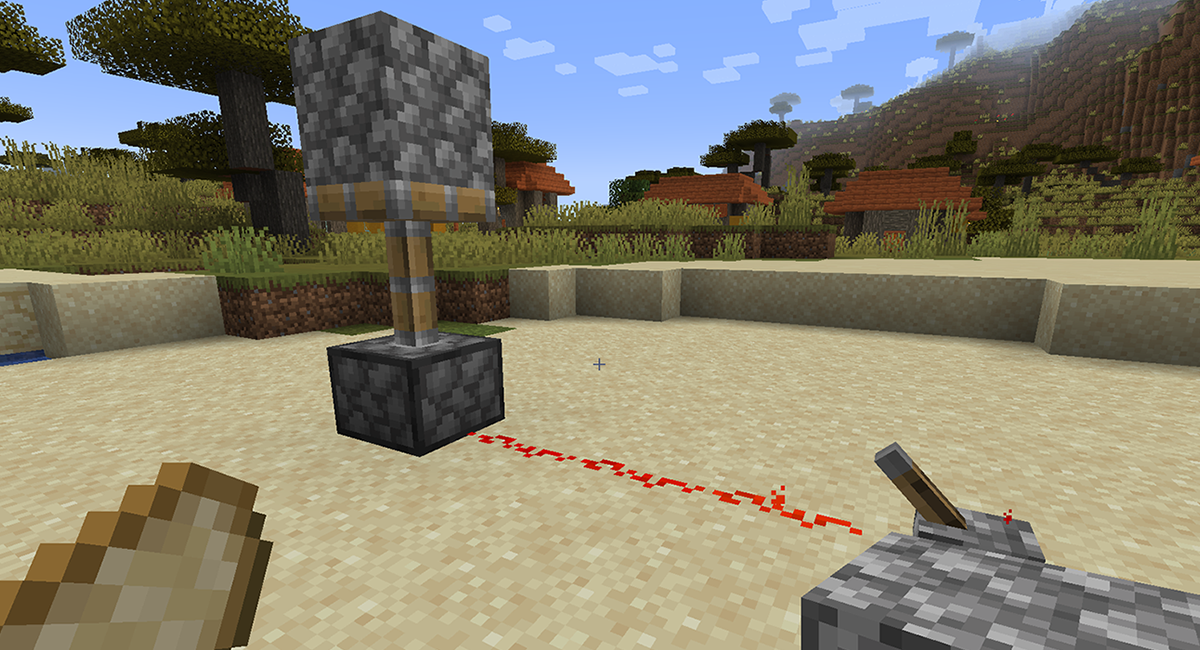 Sticky piston in action 