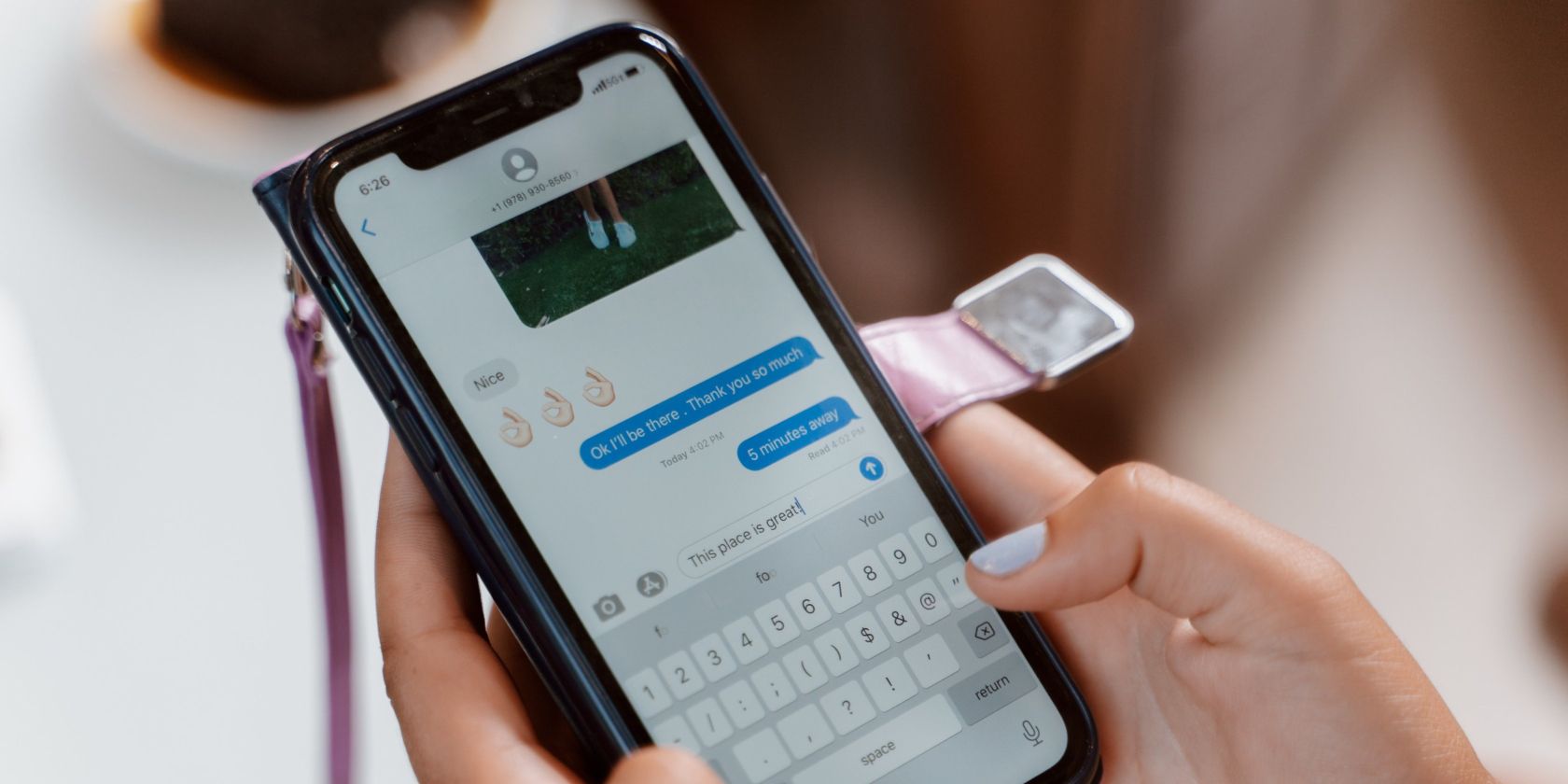 orang yang mengirim iMessage di iPhone mereka