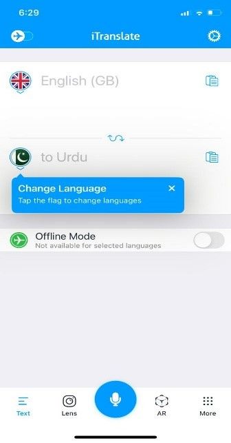 translate option from english to urdu
