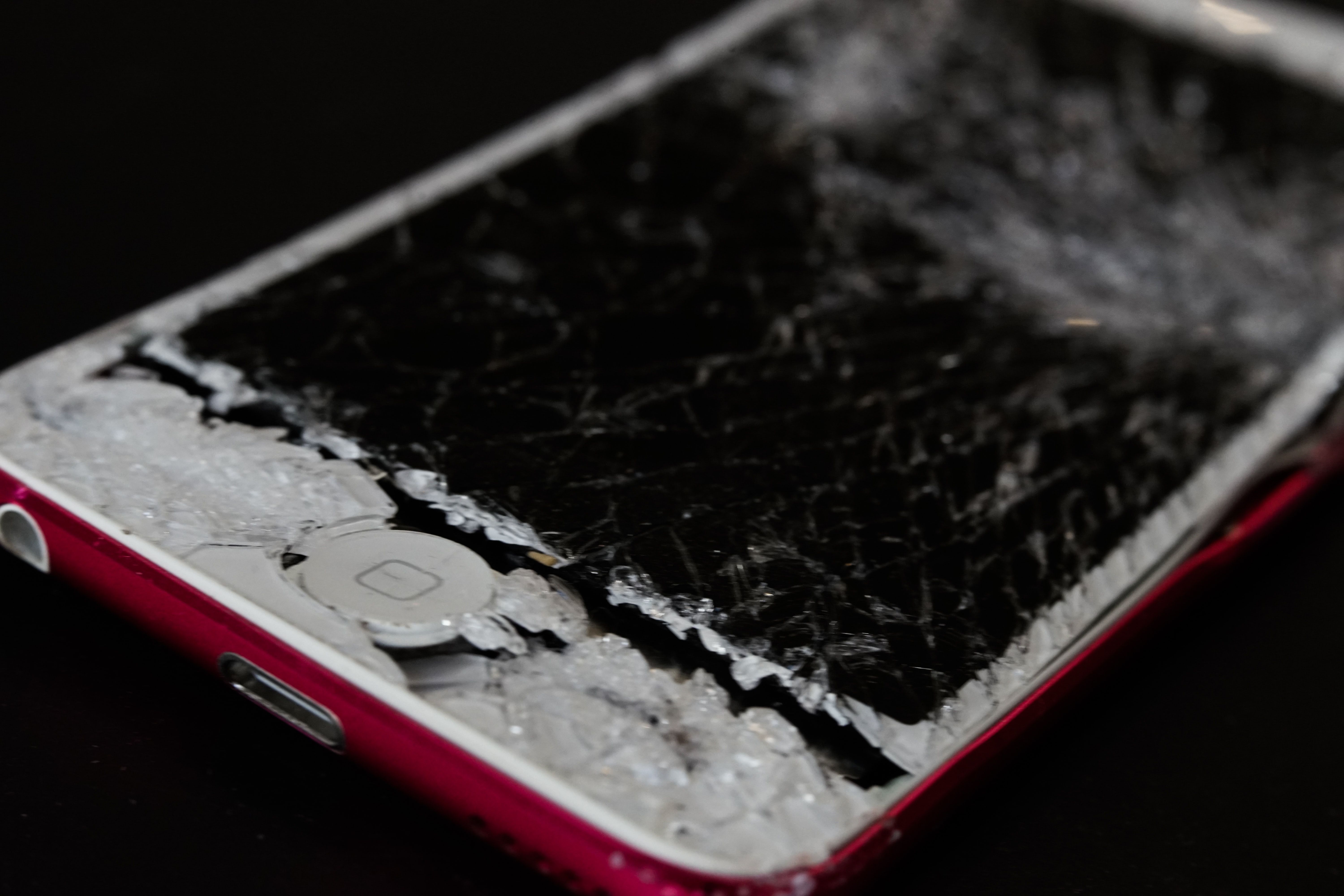 Broken iPhone Screen
