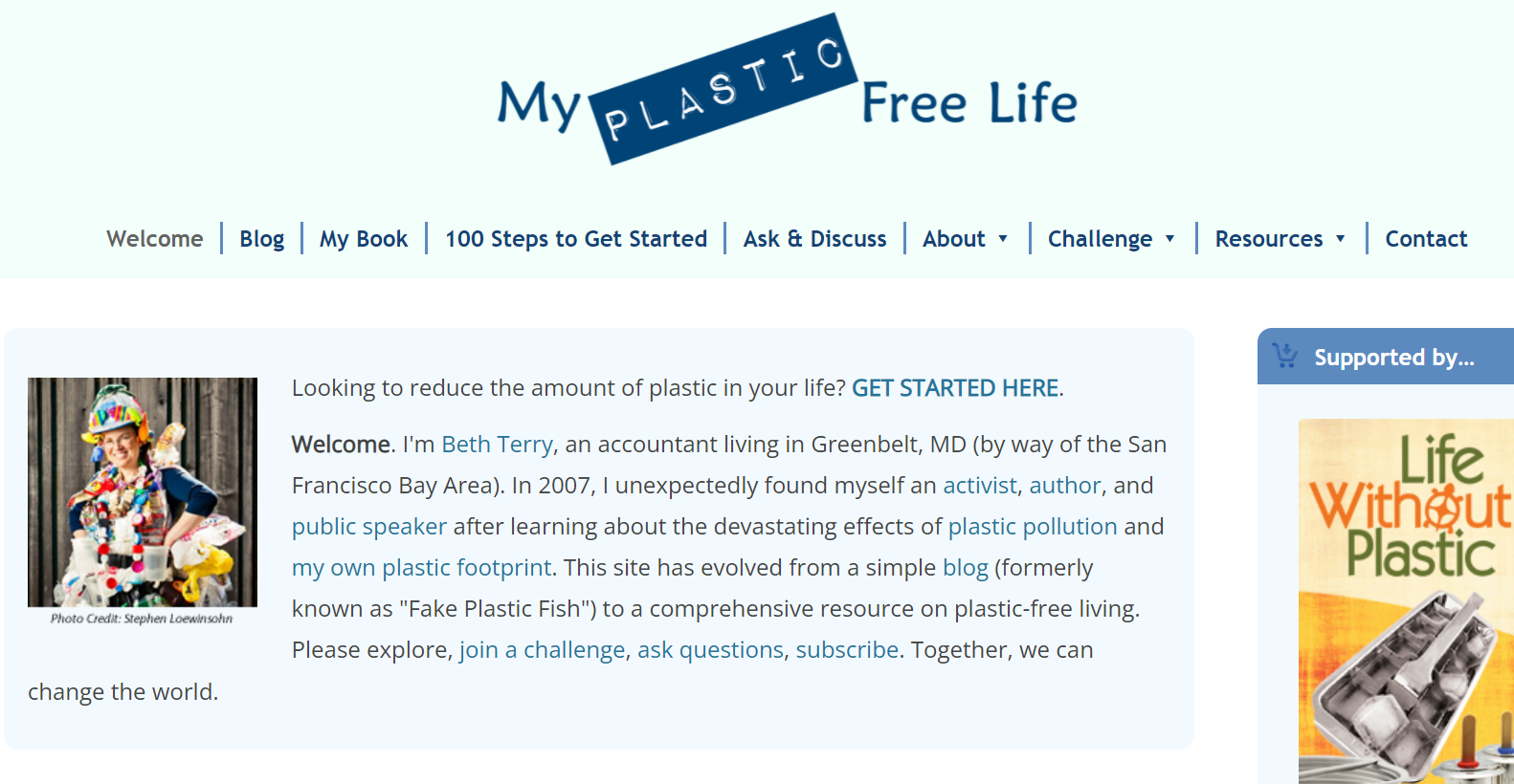 my plastic free life homepage