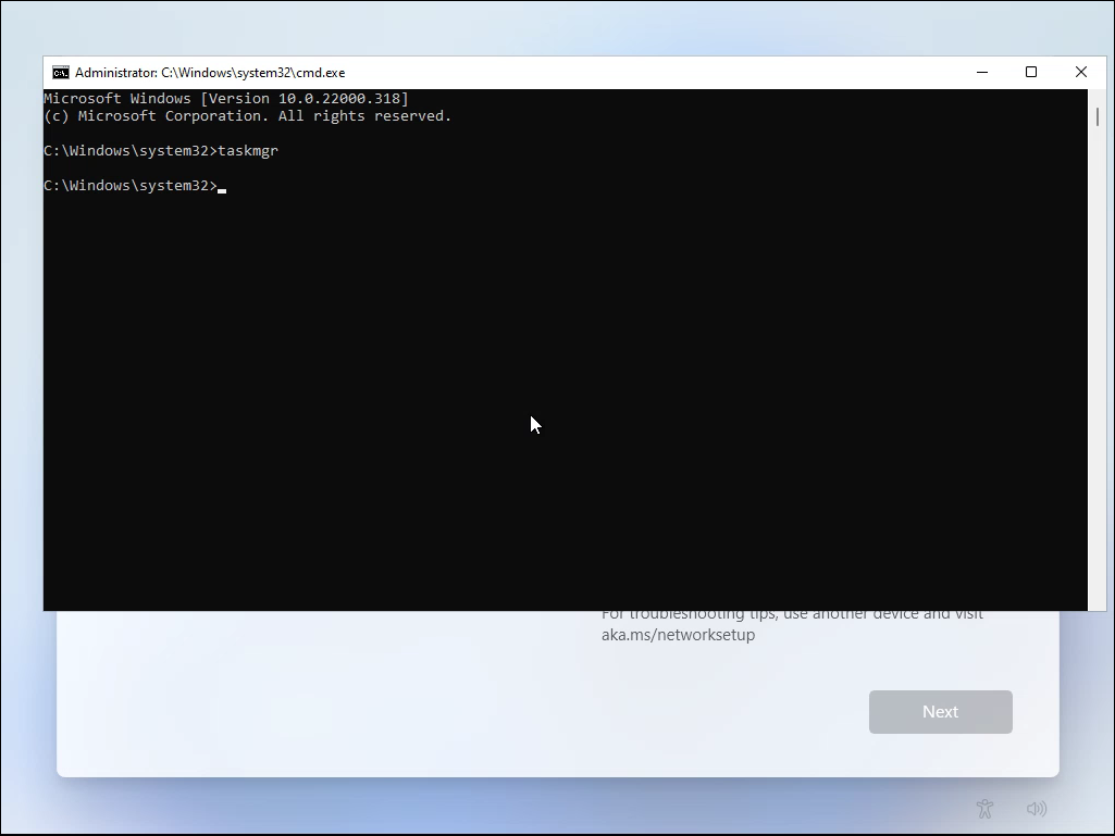 open task manager command prompt