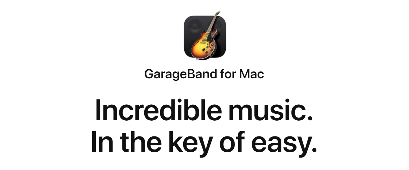 GarageBand, one of the best apps for podcast recording.