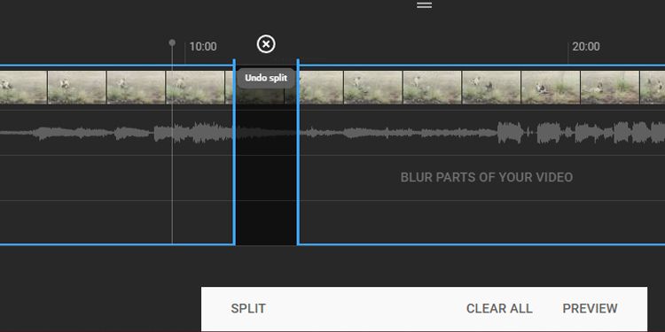 How to undo a video trim on YouTube Editor