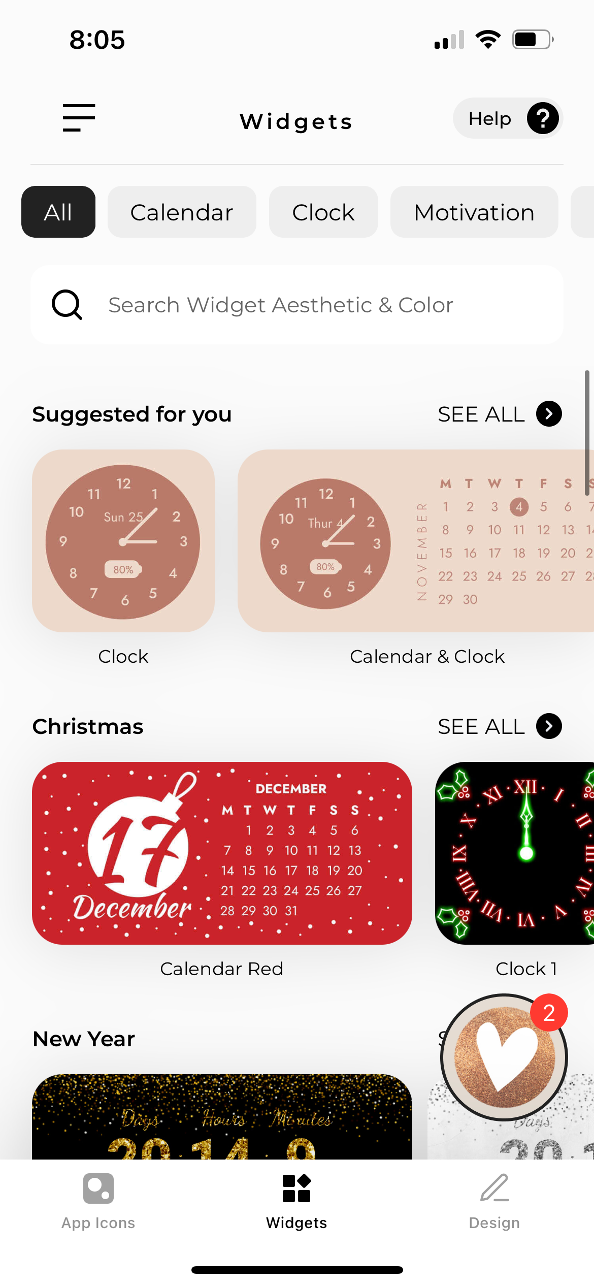 screen kit app widgets screenshot