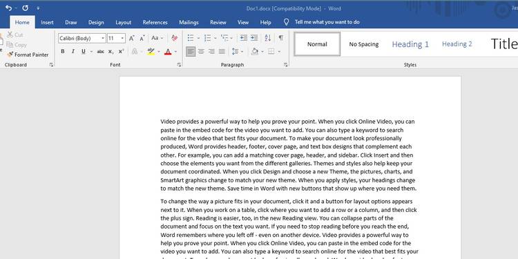 10 باگ عجیب و ایستر اگ (Easter Eggs) ویندوز 9 screenshot of office random word function.jpg?q=50&fit=crop&w=750&dpr=1 -
