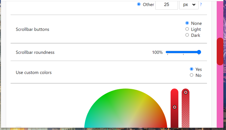 اسکرول بار (نوار پیمایش) گوگل کروم و تغییر تنظیمات به صورت دلخواه 7 scrollbar roudness bar.png?q=50&fit=crop&w=750&dpr=1