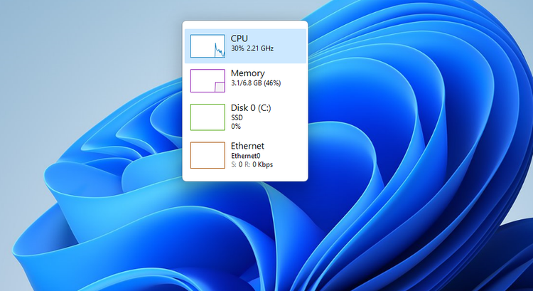 میزان استفاده از RAM، GPU و CPU را در ویندوز 11 بررسی کنید 4 task manager summary view.png?q=50&fit=crop&w=750&dpr=1