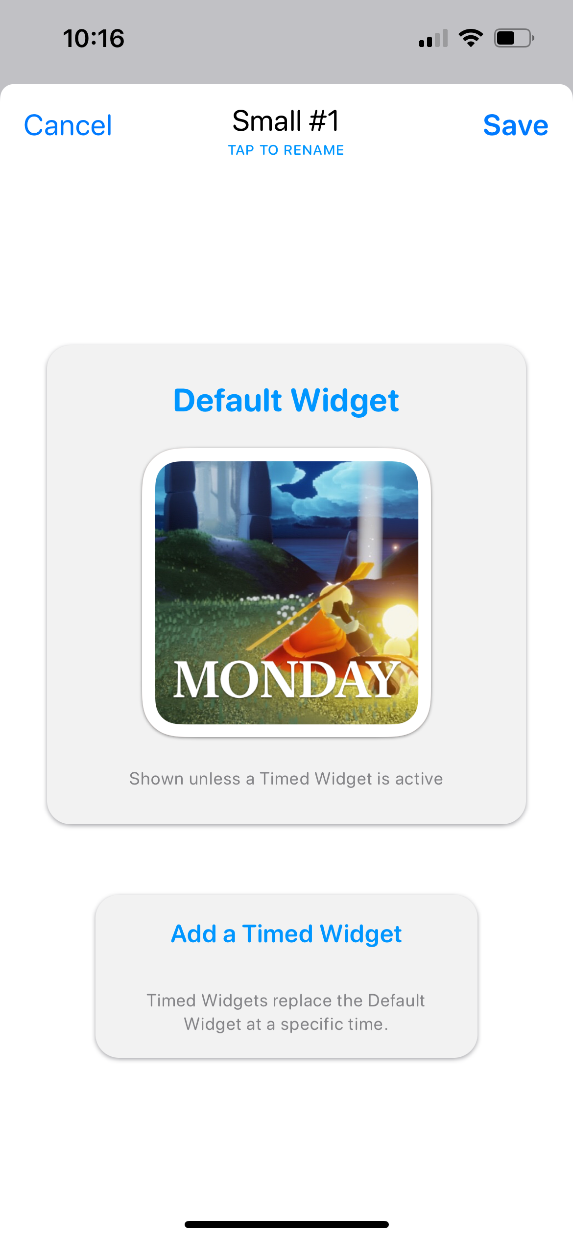 widgetsmith app custom icon design screenshot