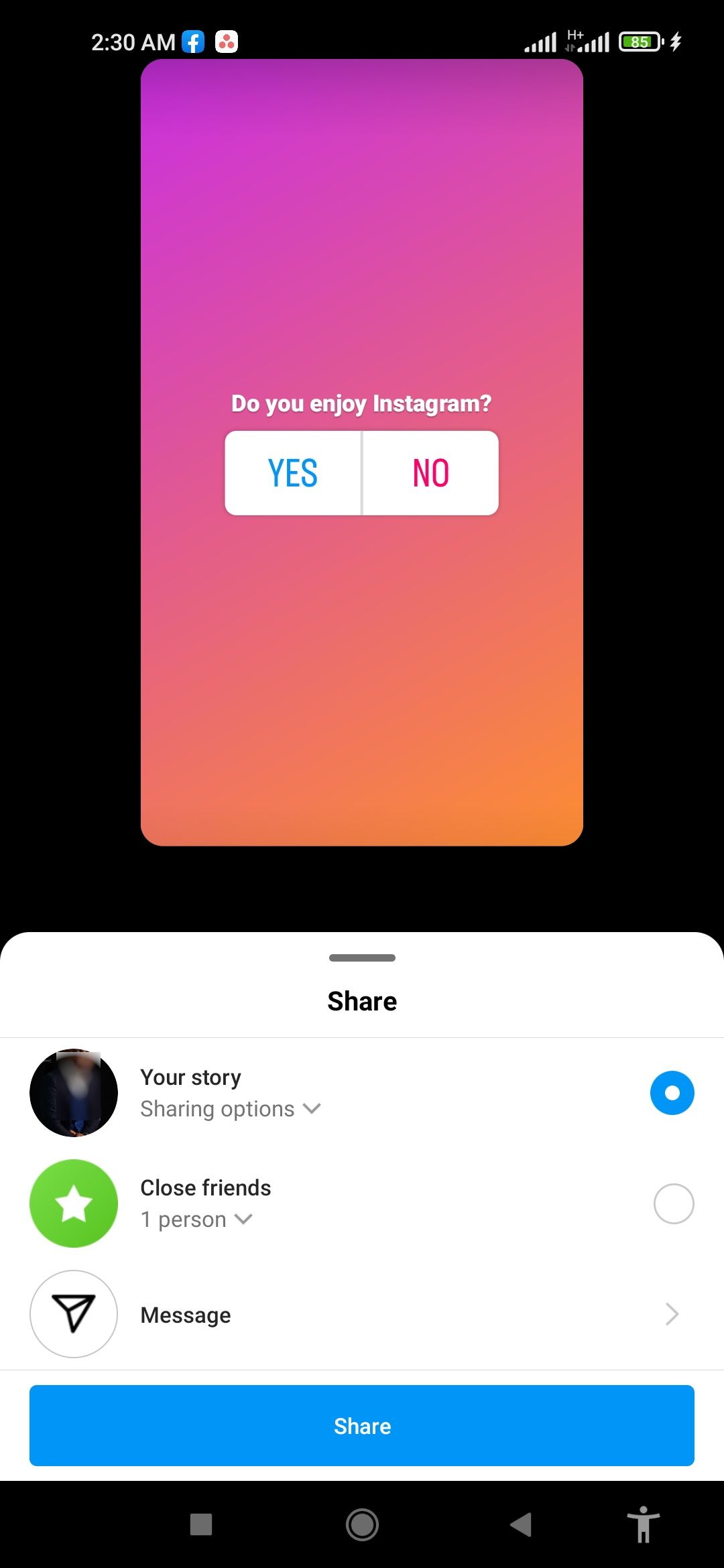 How to Create and Run an Instagram Poll