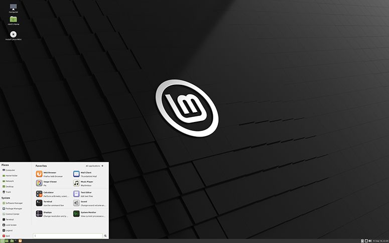 A Screenshot of Linux Mint MATE Distro