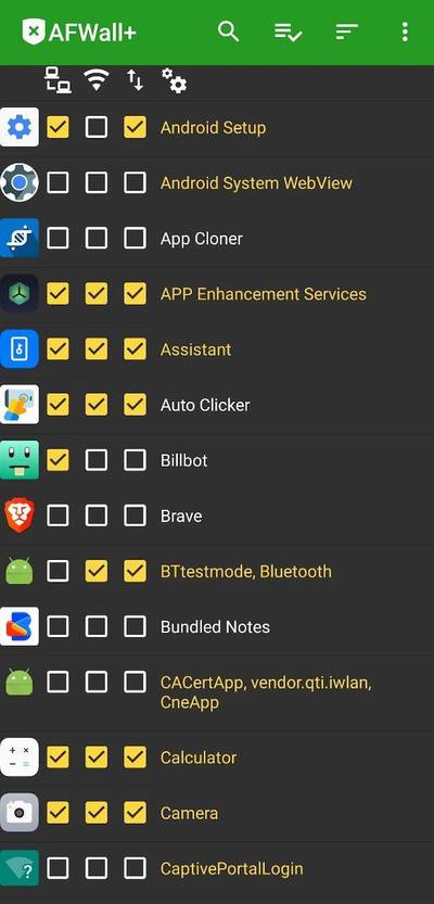 Beranda Aplikasi Android AFWall