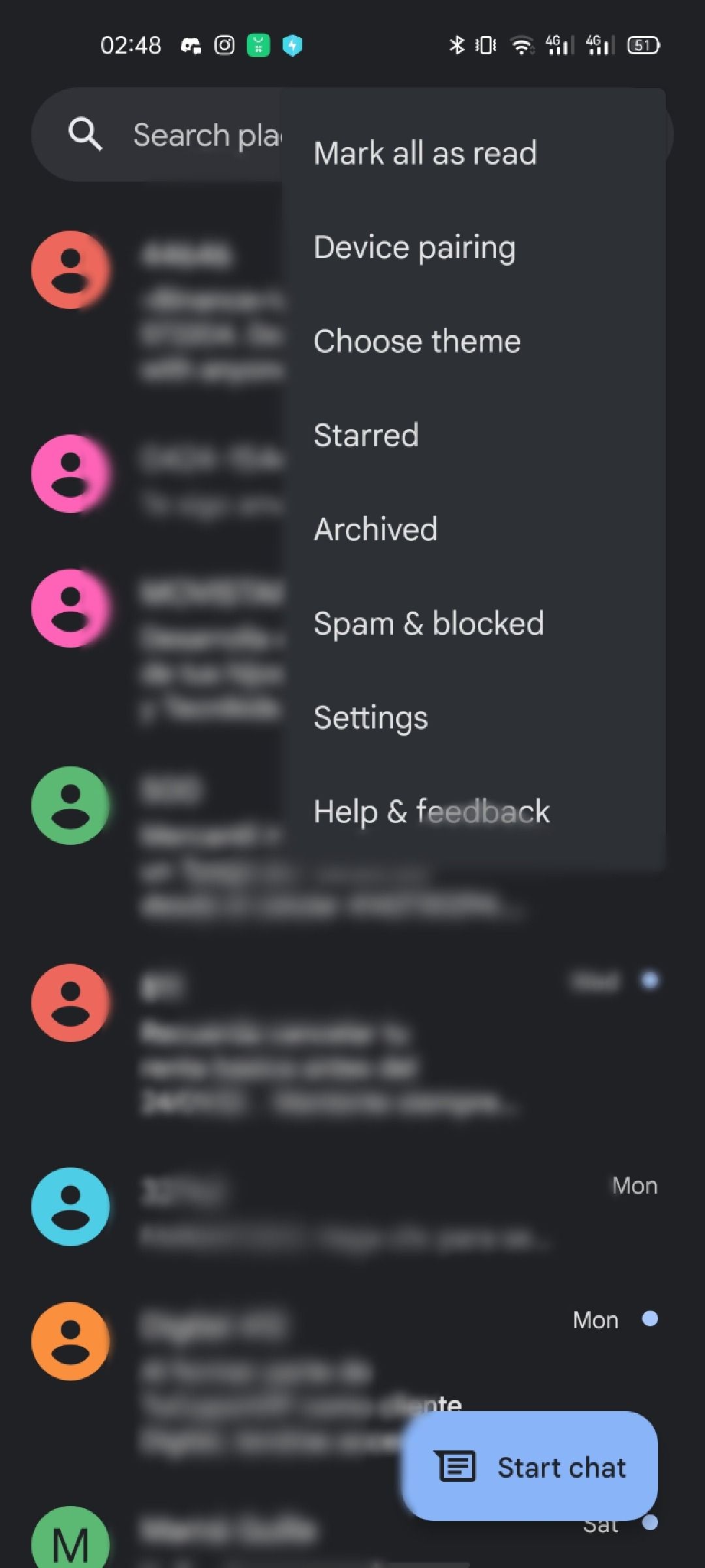 Android Google Messages Block Number Screenshot 2