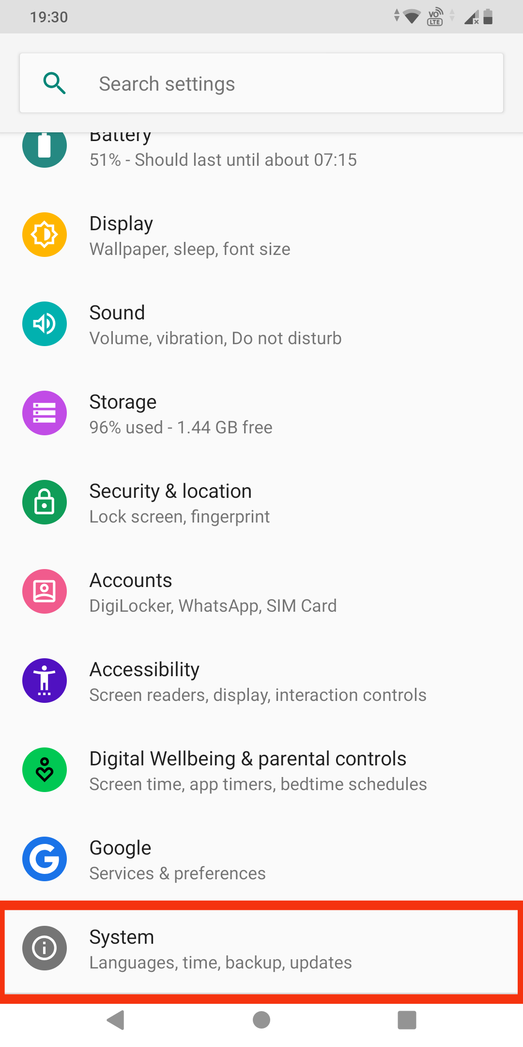 Android-device-settings