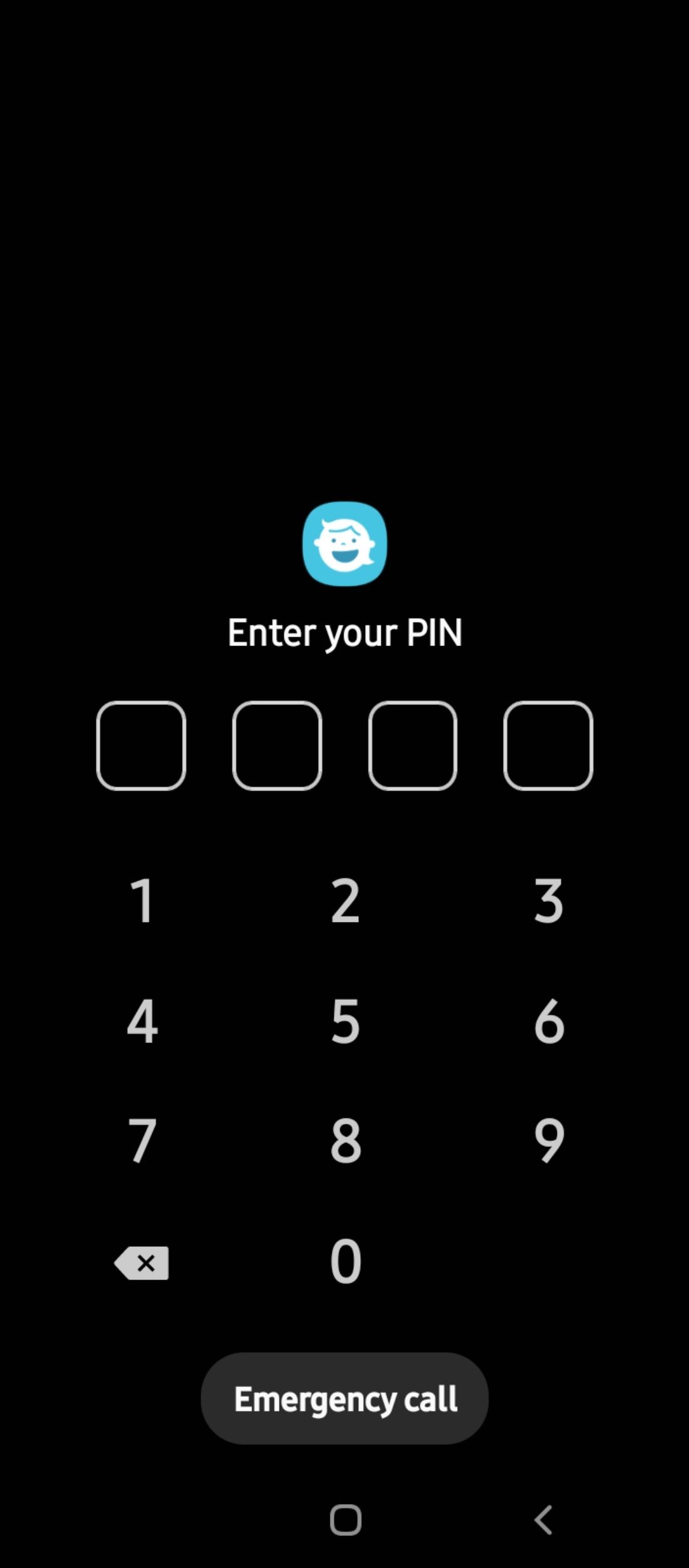 User PIN for kids mode in Samsung Galaxy devices