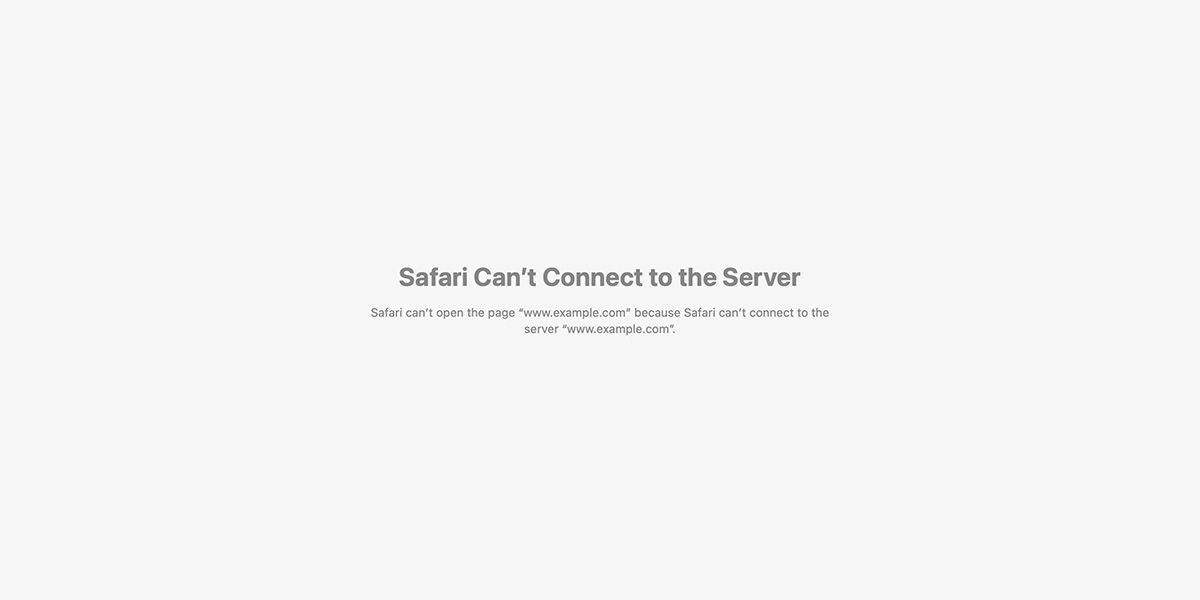 Blocked Website notification in Safari