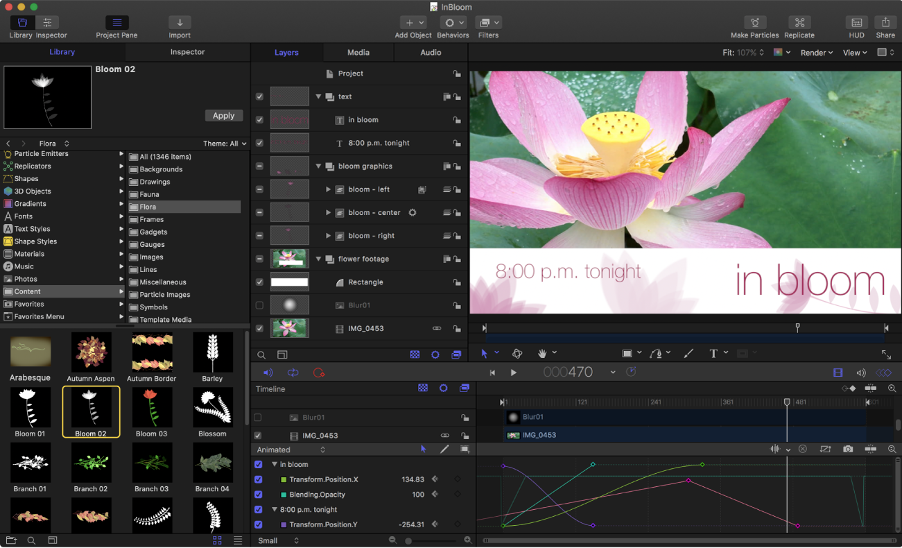 Final Cut Pro Motion Graphic Tools