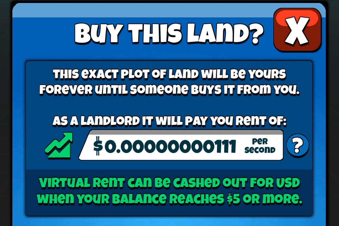 buying a land in Atlas Earth