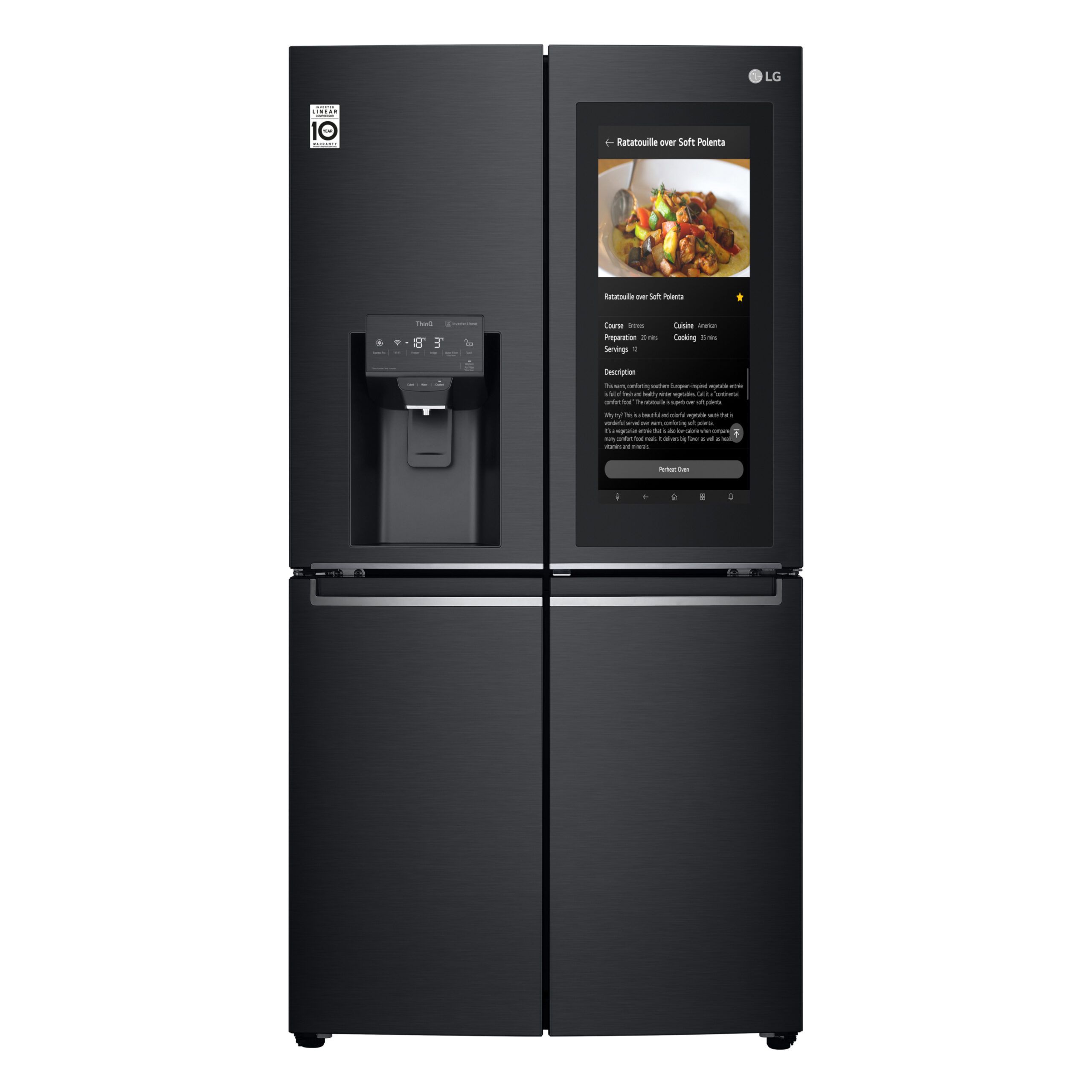 LG InstaView ThinQ smart refrigerator