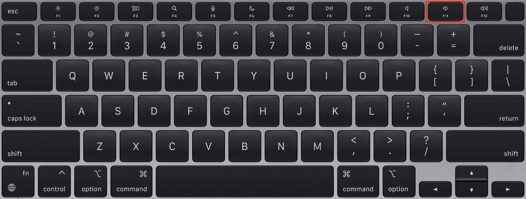 Mac Keyboard F11 Key