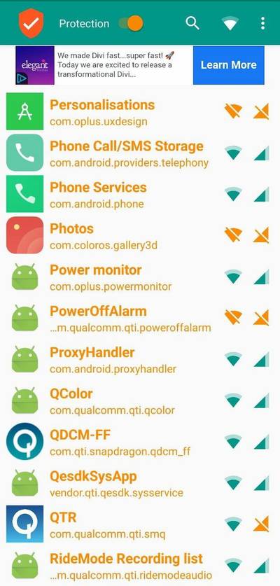 Aturan Aplikasi Android NetProtector