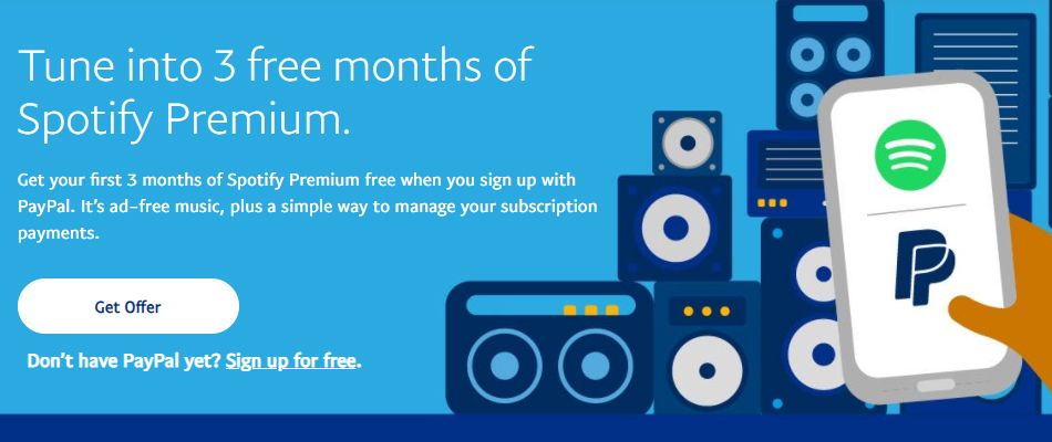 Spotify Premium Promotion with PayPal