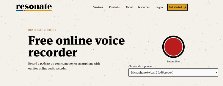 5 وبسایت ضبط صدای رایگان و آنلاین 4 Resonate Landing Page Screenshot.png?q=50&fit=crop&w=750&dpr=1 -