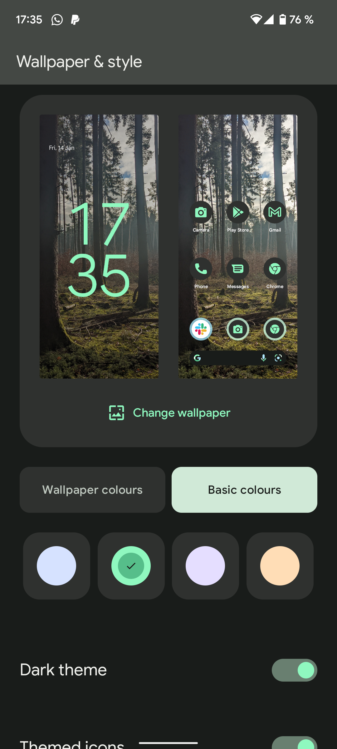 wallpaper & style android 12