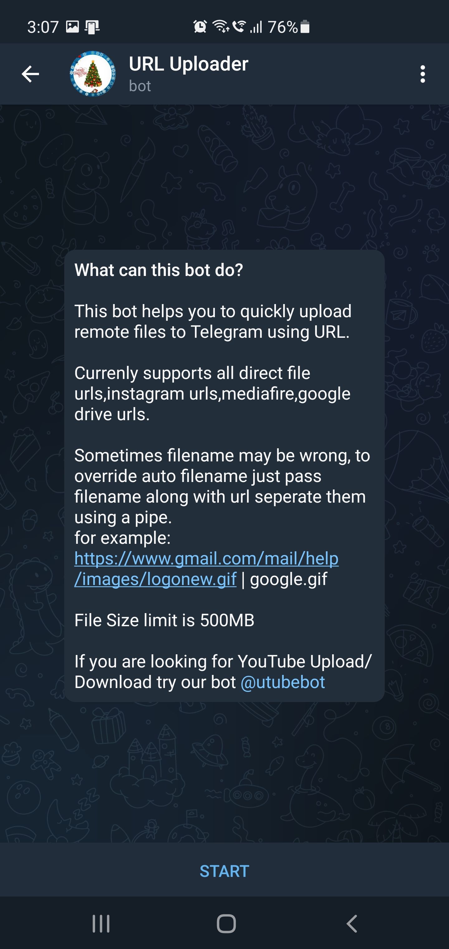 Send Magnet link URL uploader bot telegram