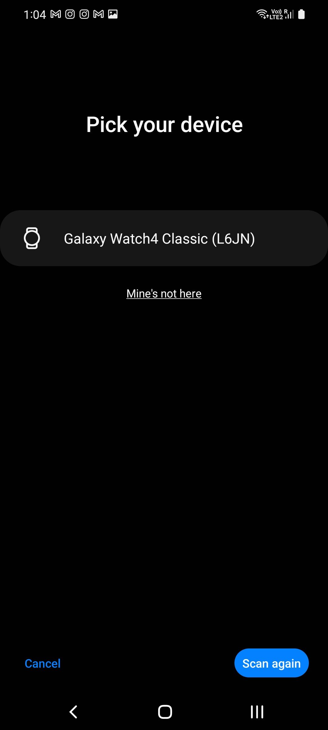 Setup Galaxy Watch 4-2