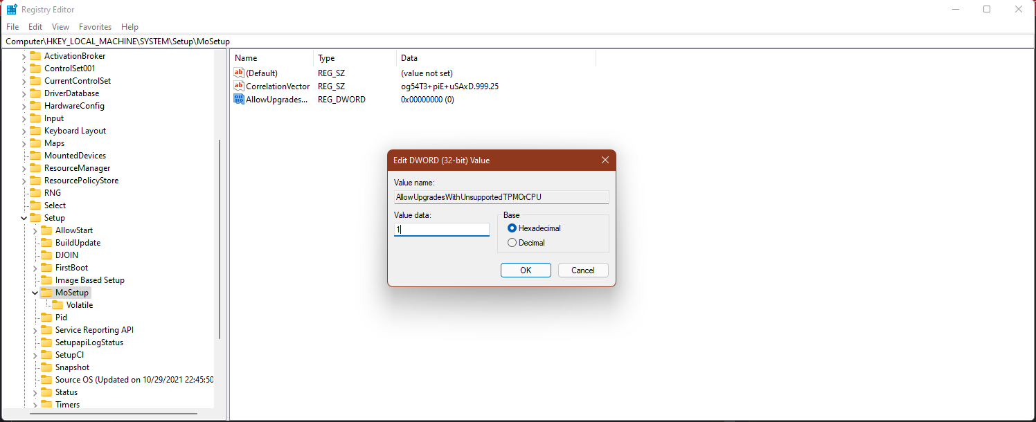 راهنمای نصب ویندوز 11 روی کامپیوترهای قدیمی 7 Setup MoSetup Windows 11.png?q=50&fit=crop&w=1500&dpr=1 -