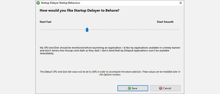 Startup Delayer behavior requester