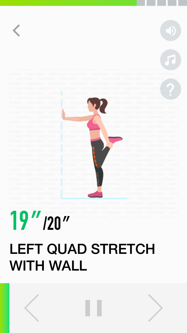 Stretch and Flexibility at Home quad stretch exercise