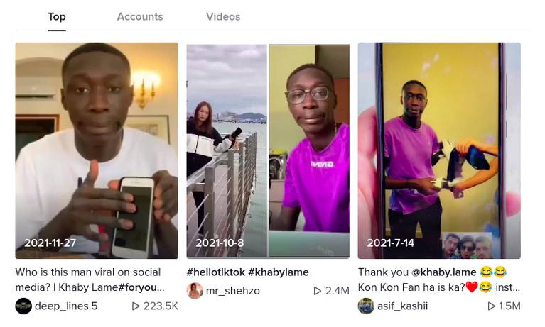 Video TikTok Khaby Lame