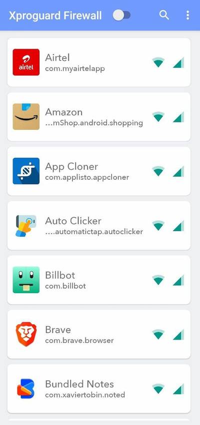 Beranda Aplikasi Firewall Xproguard