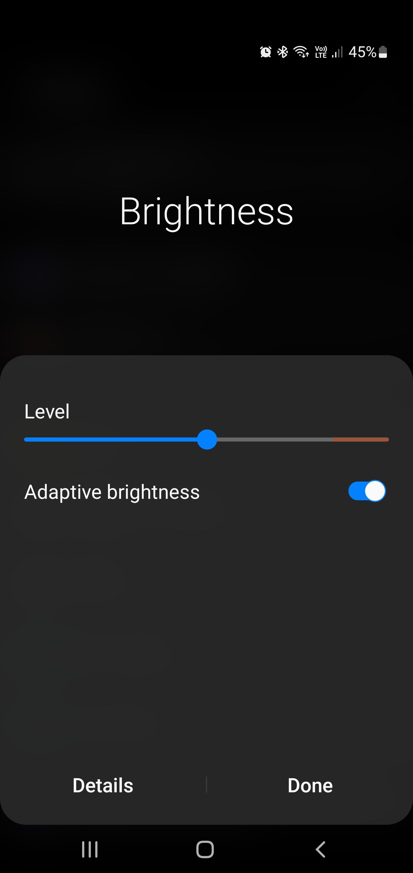 adaptive brightness adjust
