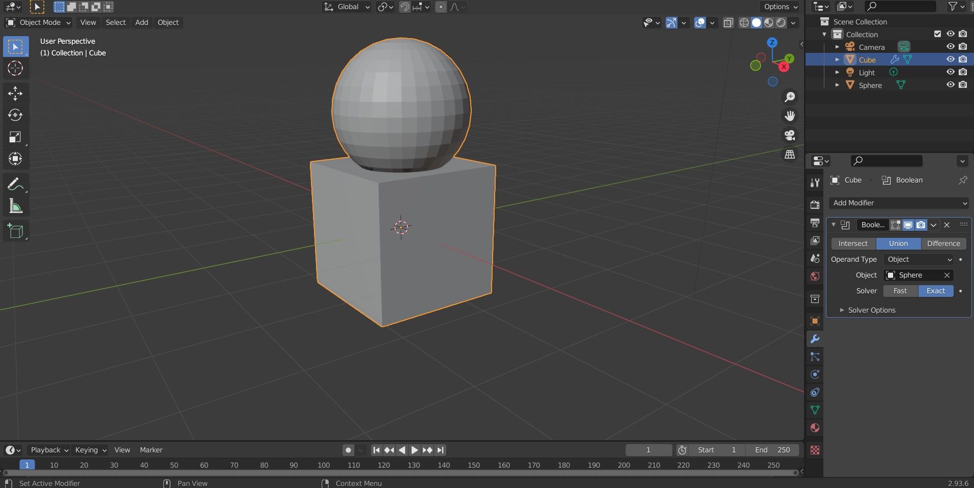 how to separate objects in blender on mac