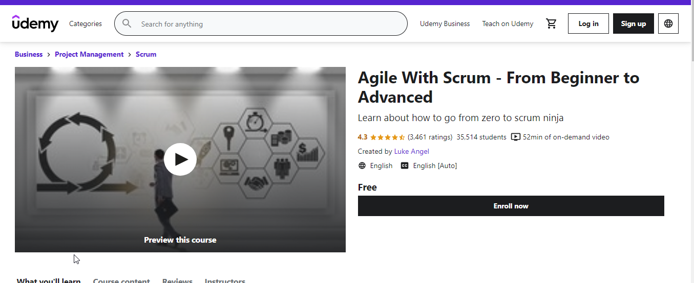 Agile with Scrum Course